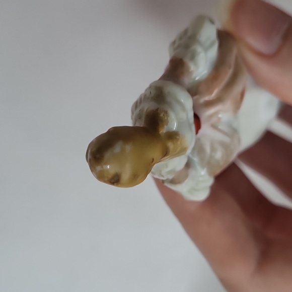 Vintage Victorian Woman Figurine Japan Porcelain Almost 4" - Picture 10 of 13